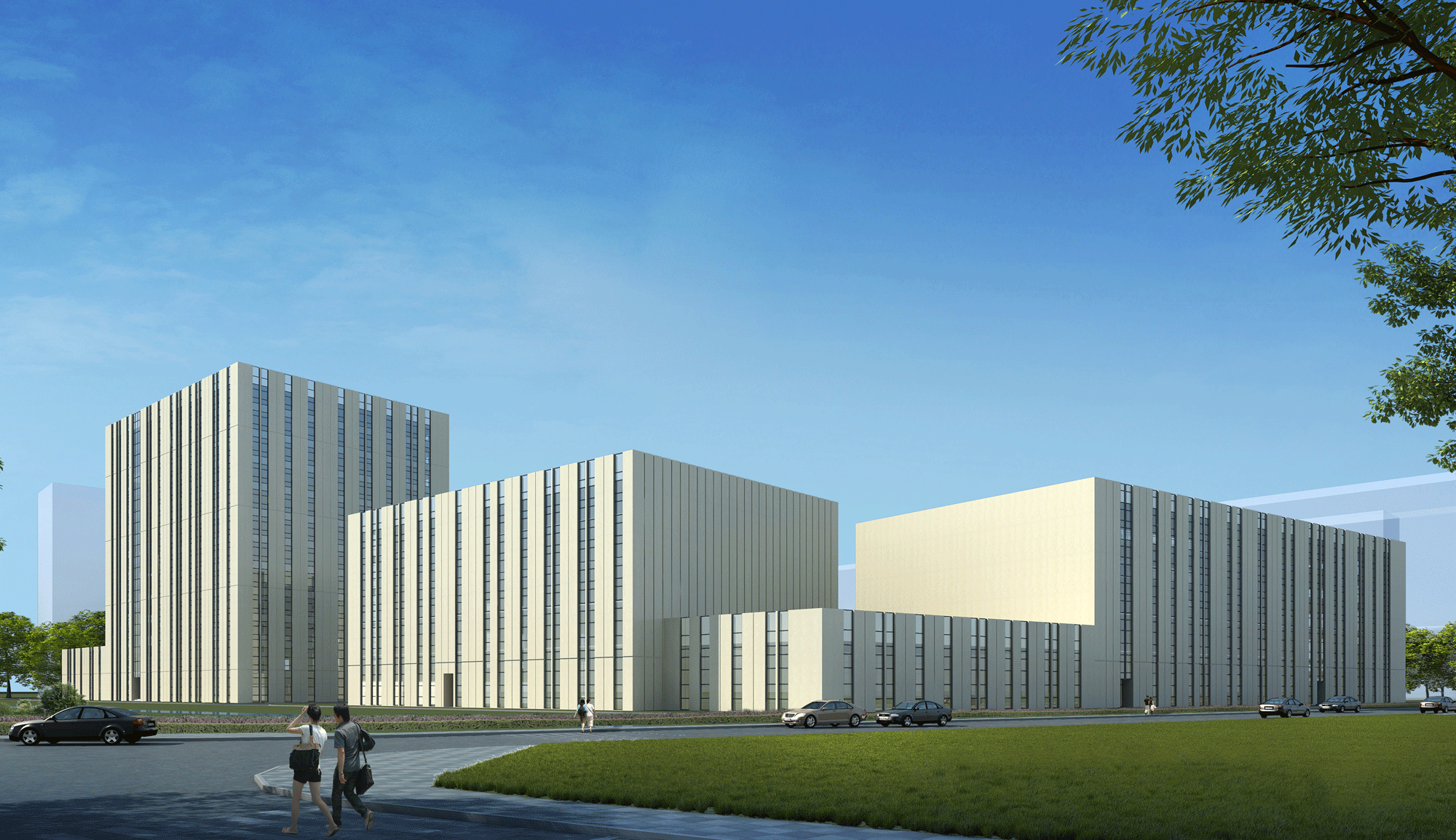 China Nuclear Qingdao Science Park, with prefabricated technology to build a modern park!(图1)