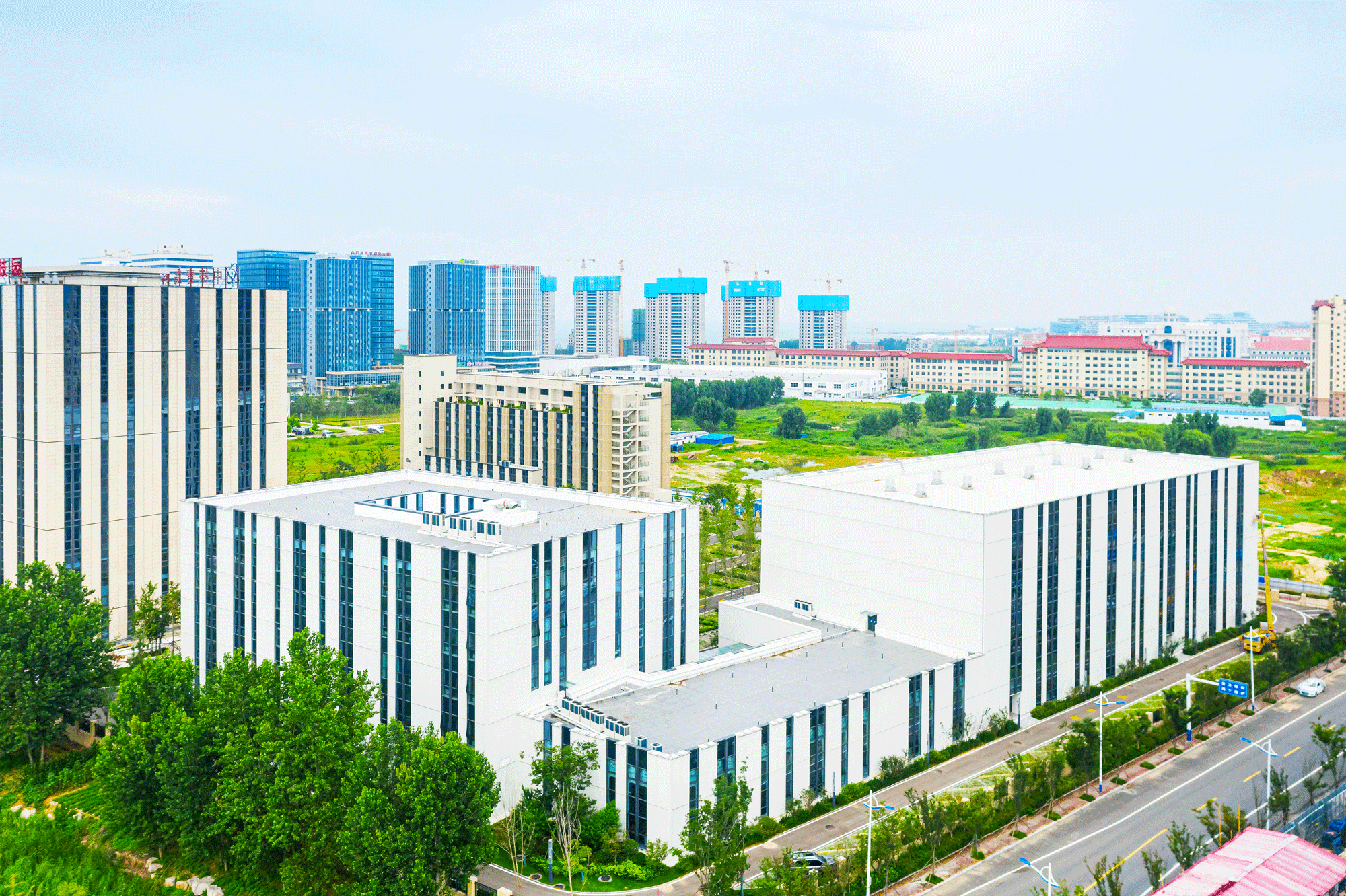 Parque tecnológico de qingdao, ¡Crea un parque moderno con tecnología prefabricada!(图3)