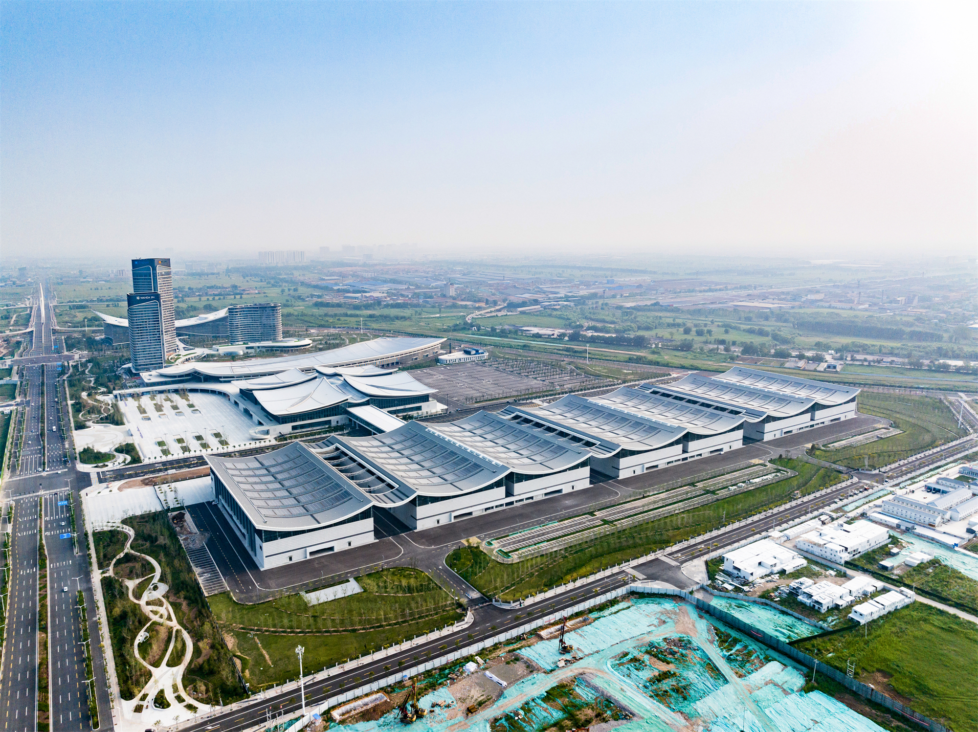 Scientific and technological innovation, green concept, together build ...