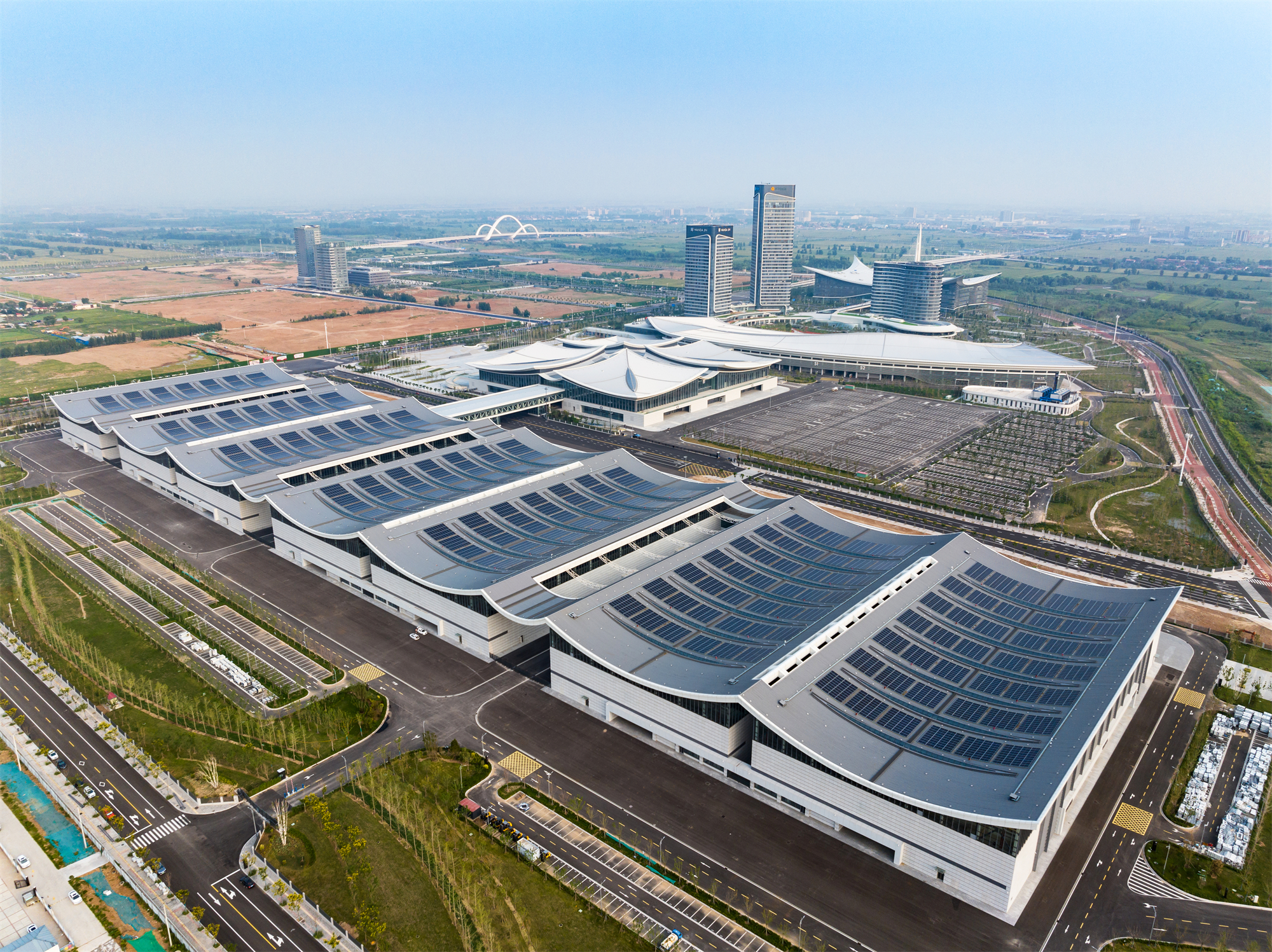Scientific and technological innovation, green concept, together build ...