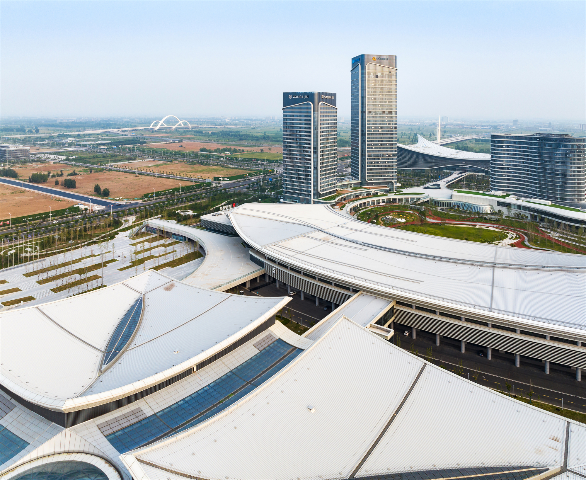 Scientific and technological innovation, green concept, together build ...